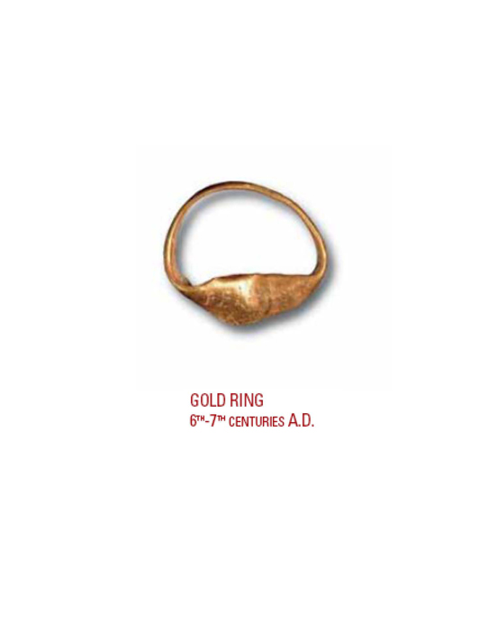 Gold Ring. 6th-7th Centuries AD.