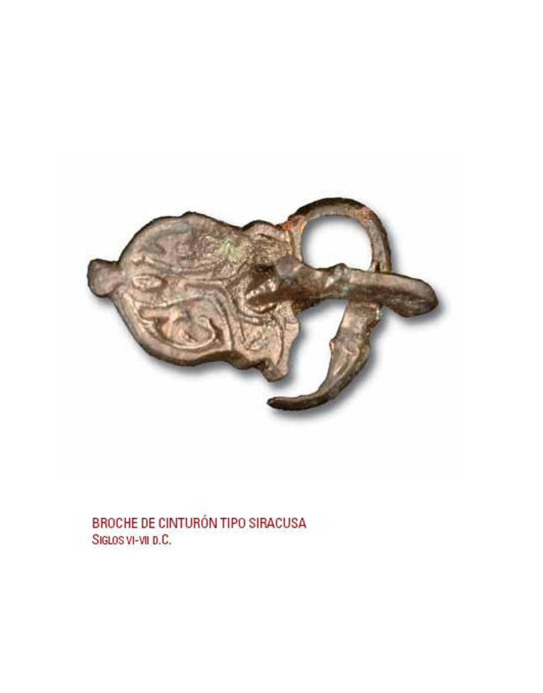 Broche de Cinturón Tipo Siracusa - Siglos VI-VII d.C