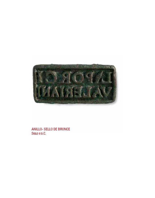 Anillo - Sello de bronce - Siglo II d.C.