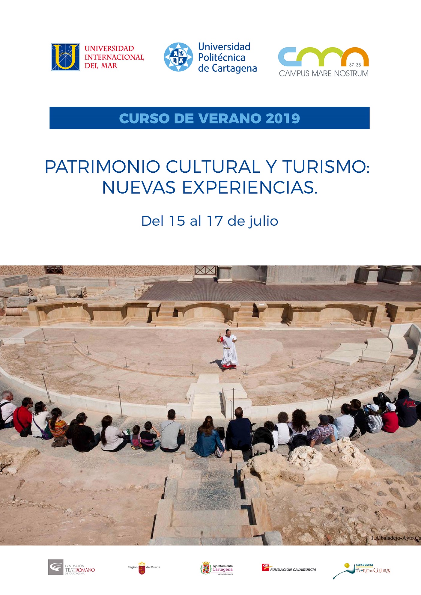 Curso de verano UPCT 2019: Patrimonio Cultural Turismo: Nuevas Experiencias